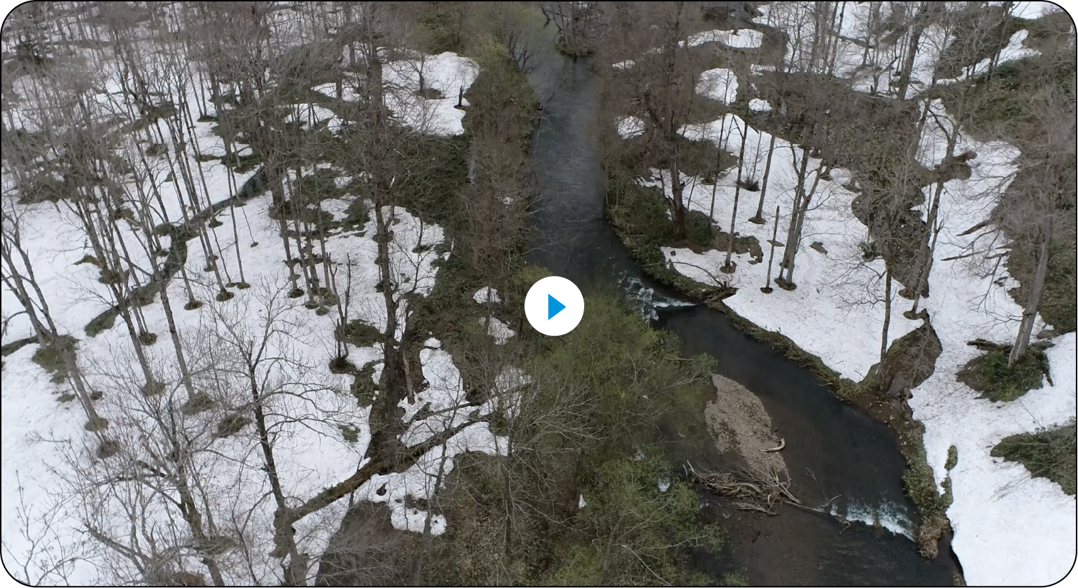 ブトカマベツドローン映像（春）